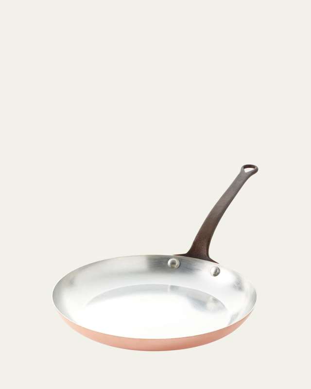 Solid Copper Fry Pan with Tin Lining